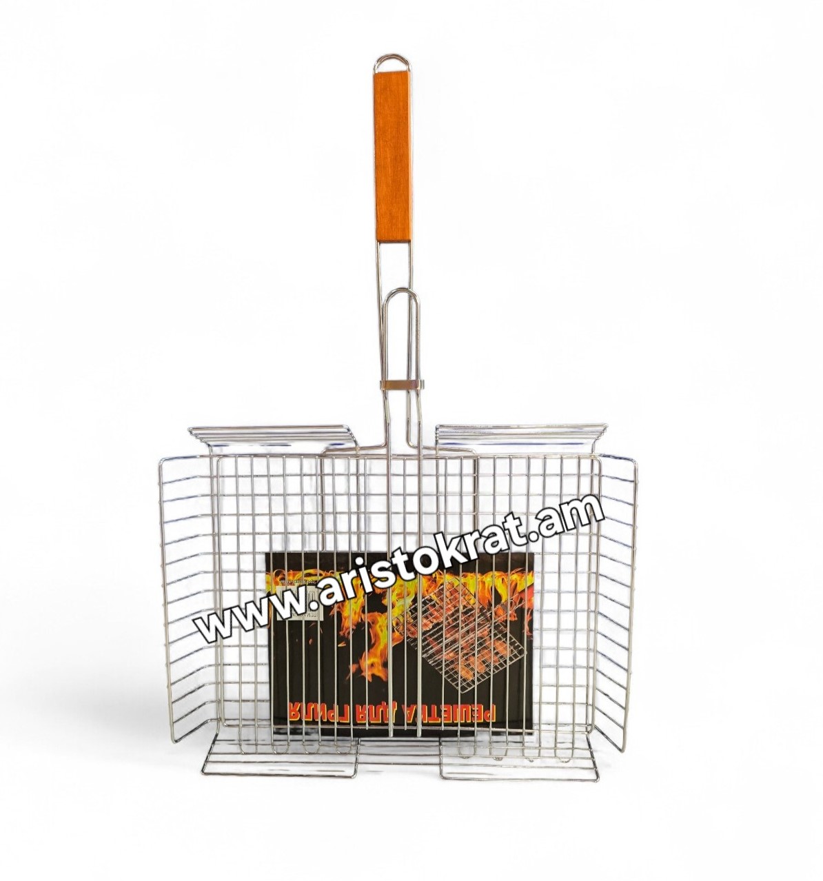 Ձուկ խորովելու ցանց բորտերով 45*34*6սմ։ Կոդ GP1113