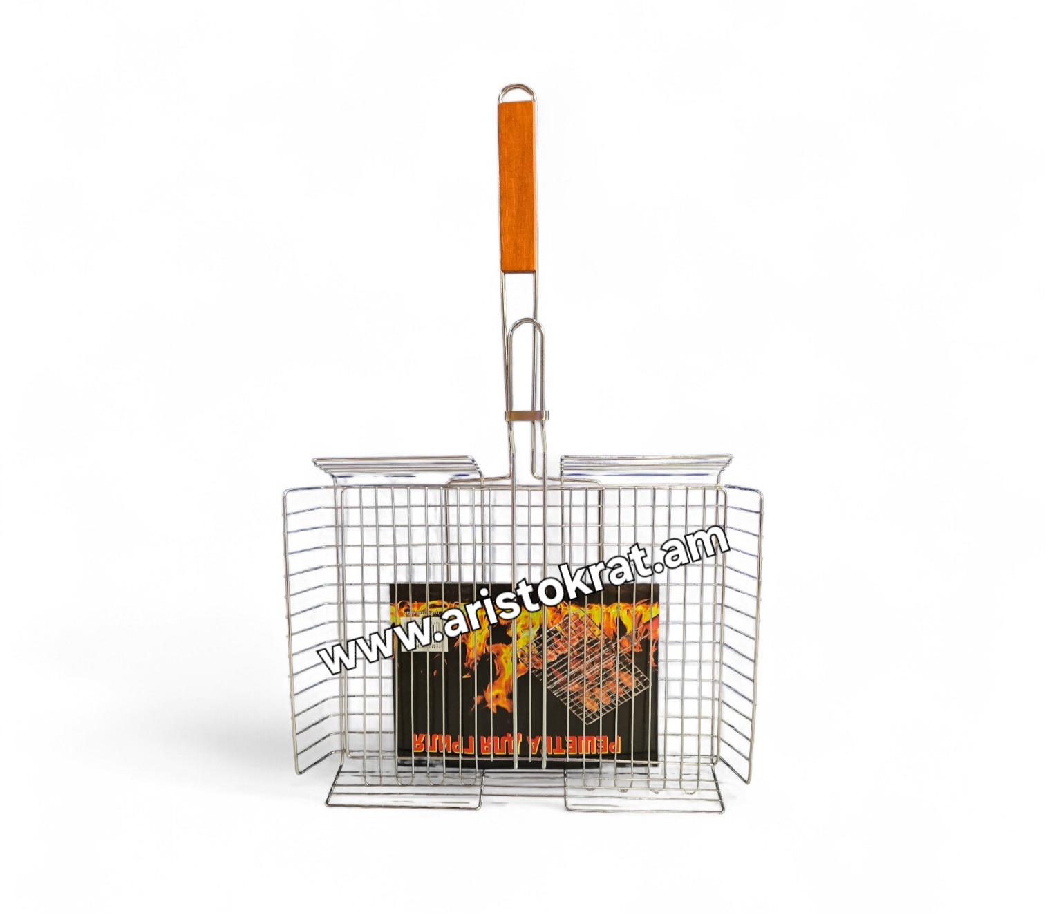 Ձուկ խորովելու ցանց բորտերով 33*28*6սմ։ Կոդ GP1112